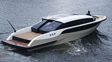 Sterndrive express cruiser LIMOUSINE 10,5 Mtwin-engineopencenter console