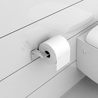Wall-mounted toilet roll holder STEELSHINE RHstainless steel 316Lpolishedcommercial