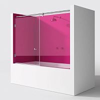 Swing bath screen ANNA CIRAtempered glassframed