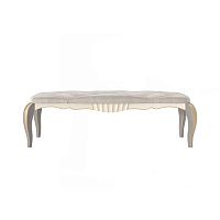 Contemporary upholstered bench Elegantfabricwooden basewooden