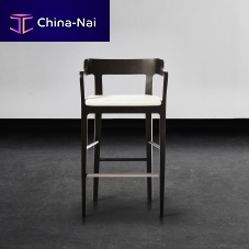 Contemporary bar chair TENindoorfabricleather