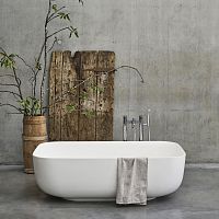 Free-standing bathtub DUOcompositewhite