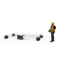 Battery-powered self-propelled trailer MDS2-axlefor heavy loadsmodular