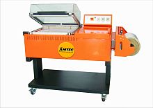 Semi-automatic packaging machine max. 450 x 300 mm, max. 13 p/min | W13-L ECONOMYheat-shrink filmbell type