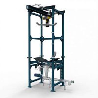 Industrial big bag emptying station bulkgranulesvibrating