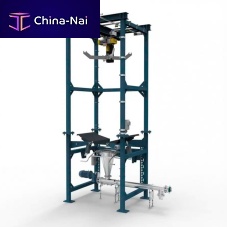 Industrial big bag emptying station bulkgranulesvibrating