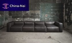 Modular sofa MONZAcontemporaryfabricleather