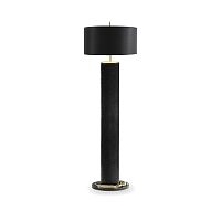 Floor-standing lamp REPTILIANbrassleathermarble