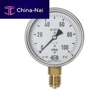 Analog pressure gauge KP 100 seriesthreadedR 1/2stainless steel
