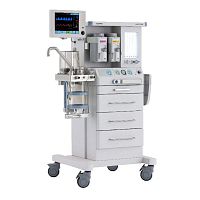 Trolley-mounted anesthesia workstation Aeon8300Awith respiratory monitoringwith electronic gas mixer
