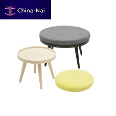 Contemporary coffee table ALMAwalnutashwooden base