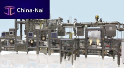 In-line supply and degassing system