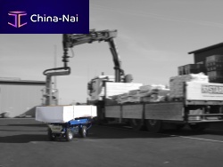 Electric self propelled trolley Ergomover Lift+Go2-axlefor constructionfor heavy loads