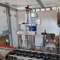 Twin-head capping machine CAP 02L linearelectropneumaticautomatic