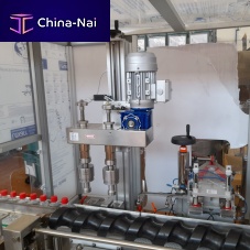 Twin-head capping machine CAP 02L linearelectropneumaticautomatic