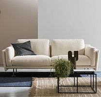 Modular sofa HAROLDminimalist designfabricwhite