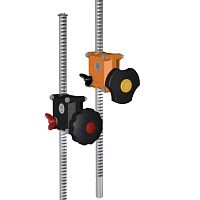 Rack-and-pinion screw jack 4678metal