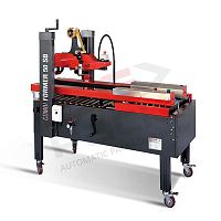 Semi-automatic cardboard box/case erector Combi Former 50 SBbottom sealerprecise foldingwith bag inserter