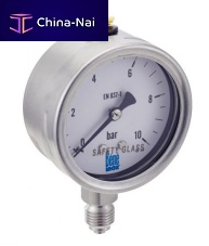 Dial pressure gauge 7315threadedstainless steelBourdon tube