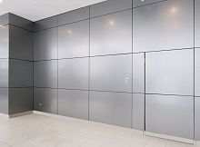Metal wall-covering smoothtertiarypanel