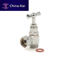 Toilet shut-off valve 406wall-mountedchrome-plated brassbathroom