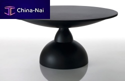 Contemporary table MONDOfiberglassround