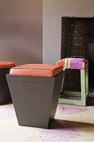 Contemporary side table SERVICEBINwoodenrectangularwith storage compartment