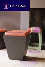 Contemporary side table SERVICEBINwoodenrectangularwith storage compartment