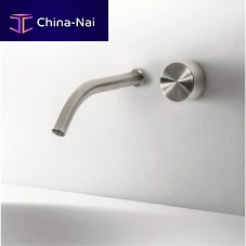 Washbasin mixer tap ACQUIFEROfor bathtubwall-mountedstainless steel