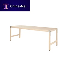 Contemporary table MAUNA LOAwalnutmapleanodized aluminum