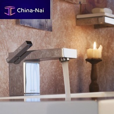 Double-handle washbasin mixer tap IDEA : FBID35505countertopchromed metalbathroom