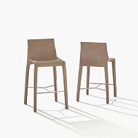 Contemporary bar chair SEATTLEkitchenleatherpolyurethane