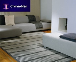 Contemporary bench fabricupholstered