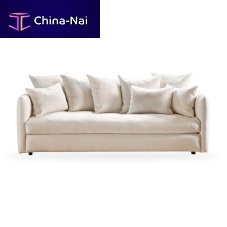 Baroque style sofa Farofoamfeathergray