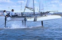 Foiling sport catamaran 20 HFcoastal racingdouble-handeddouble-trapeze