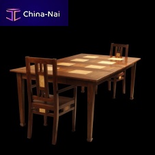 Traditional dining table FTA HP DINEX woodensquarehome