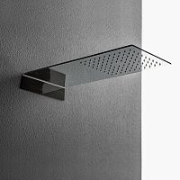 Wall-mounted shower head rectangularwaterfallwith chromotherapy