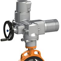 Electric valve actuator multi-turnlow-noise level