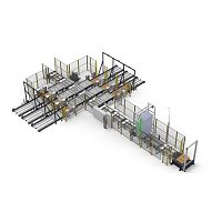 Pallet sorting system for logistics