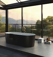 Oval bathtub DELUXEfree-standingfor homescontemporary