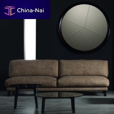 Contemporary sofa PHILIPfabricbrown2-person