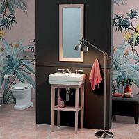 Free-standing washbasin cabinet PROVENCE'900woodencontemporarywith shelf