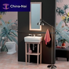 Free-standing washbasin cabinet PROVENCE'900woodencontemporarywith shelf