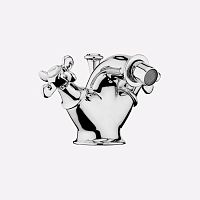 Double-handle bidet mixer tap OT710101countertopchromed metalbathroom