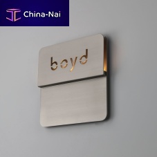 Contemporary wall light PLATEAUindoorbrasssquare