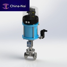 Globe valve KVFelectropneumaticshut-offdistribution