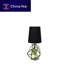 Table lamp GEMbrassfabriccontemporary