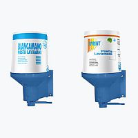 Wall-mounted dispenser pastemanual