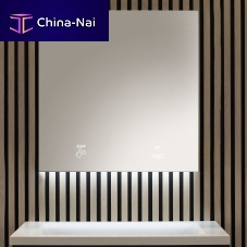 Bathroom mirror cabinet with 2 elements BTM12with built-in lightingwith soap dispenserwith hand dryer
