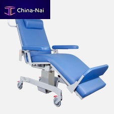 Electric hemodialysis chair VIRNA + GS253-sectionon castersheight-adjustable